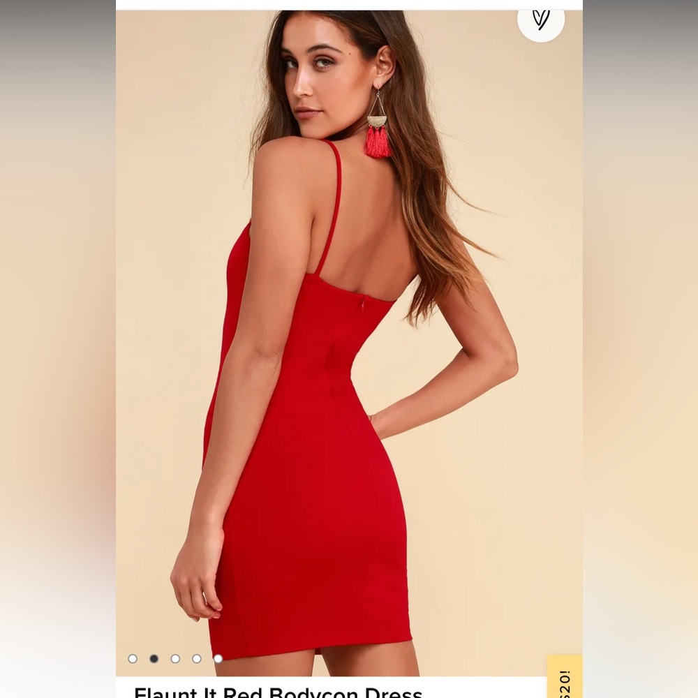 Lulus dress red, mini  XS